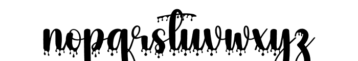 Haunted Christmas Font LOWERCASE