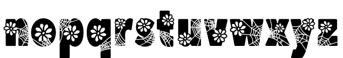 Haunted Flowers Font LOWERCASE