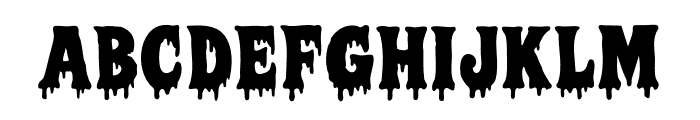 Haunted Halloween Font UPPERCASE