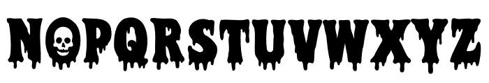 Haunted Halloween Font UPPERCASE