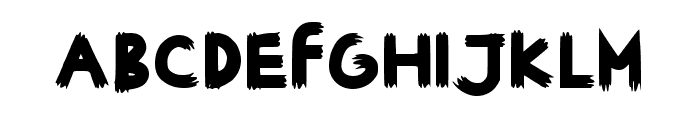 Haunted Party Regular Font LOWERCASE