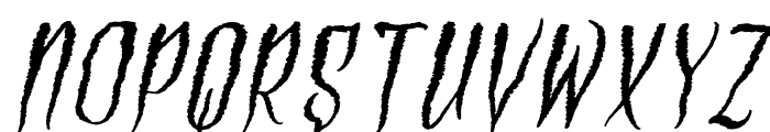 Haunted Vampire Italic Font LOWERCASE