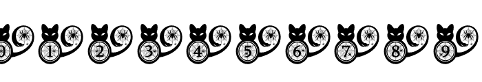 HauntedCatSpider Font OTHER CHARS