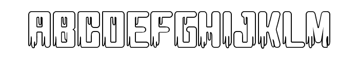 HauntedCity-Outline Font UPPERCASE