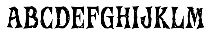 Haus Darah Grunge Font UPPERCASE