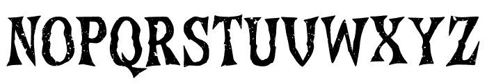 Haus Darah Grunge Font UPPERCASE
