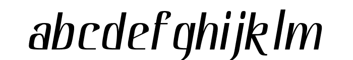 Hautte-ExtraLightItalic Font LOWERCASE