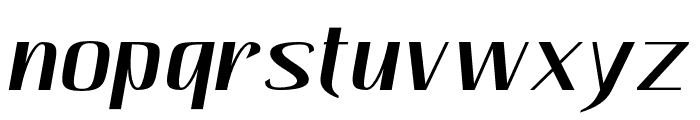 Hautte-Italic Font LOWERCASE