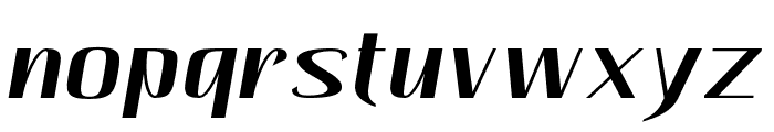 Hautte-MediumItalic Font LOWERCASE