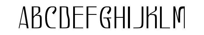 Hautte-Thin Font UPPERCASE