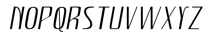 Hautte-ThinItalic Font UPPERCASE