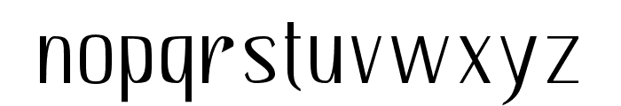 Hautte-Thin Font LOWERCASE