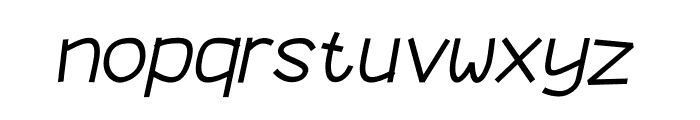 Havanna Italic Font LOWERCASE