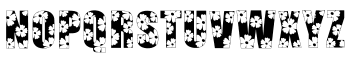 Have A Flower Font UPPERCASE