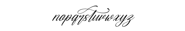 Havelina Renatiwy Italic Font LOWERCASE