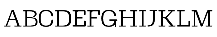 Hawker Thin Font UPPERCASE