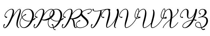 Hay Santa Italic Font UPPERCASE