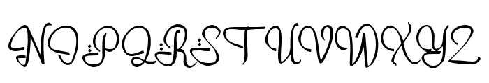 Hayatun Font UPPERCASE