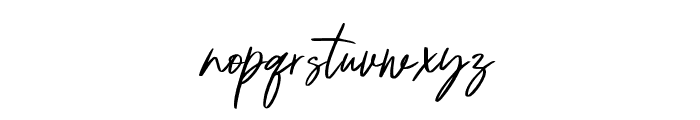 HayiraSignature-Regular Font LOWERCASE