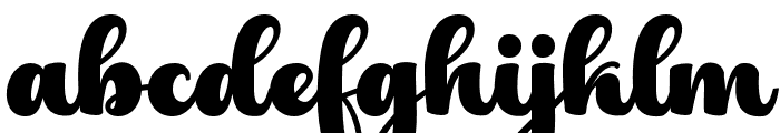 Hayla-Regular Font LOWERCASE
