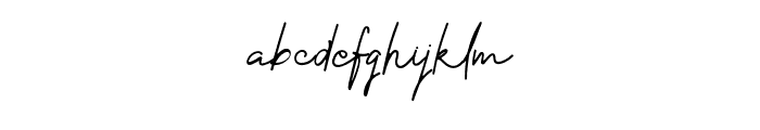 HayleySignature Font LOWERCASE