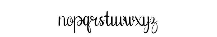 Haystarly Font LOWERCASE