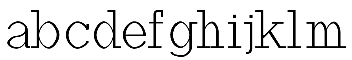 Haytham Light Font LOWERCASE