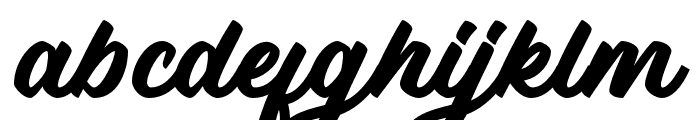 HazelCloud-Regular Font LOWERCASE