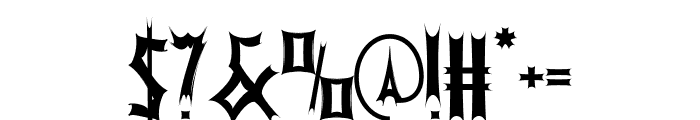 Haztrex Font OTHER CHARS