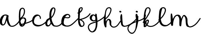 Head High Script Font LOWERCASE