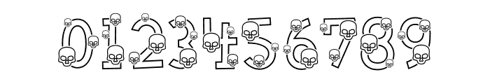 Head Skull 2 Font OTHER CHARS