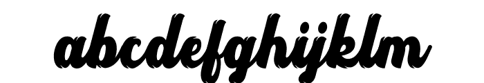 Headbrush Font LOWERCASE