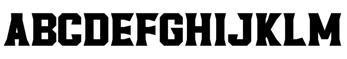 Headcorps Font LOWERCASE