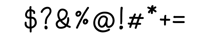 Header -Handwritten Font OTHER CHARS