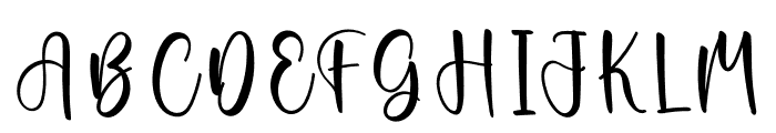 Healing Signature Font UPPERCASE