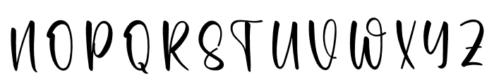 Healing Signature Font UPPERCASE