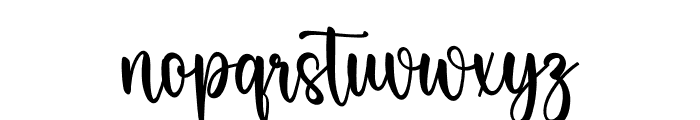 Healing Signature Font LOWERCASE