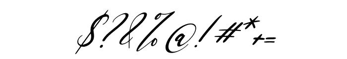 Heallington Italic Font OTHER CHARS