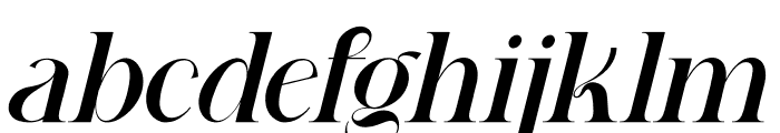 Healoogi Italic Font LOWERCASE