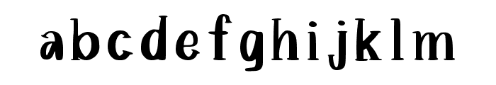 Healthy Regular Font LOWERCASE