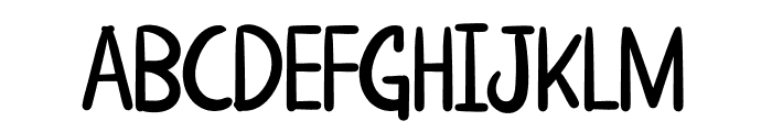 Healthy Font UPPERCASE