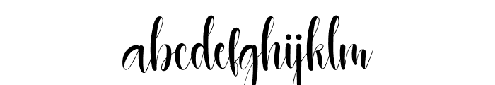 Hearly Signature Font LOWERCASE