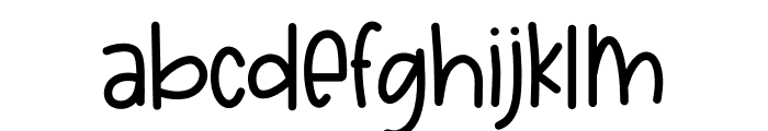 Heart Beach Font LOWERCASE