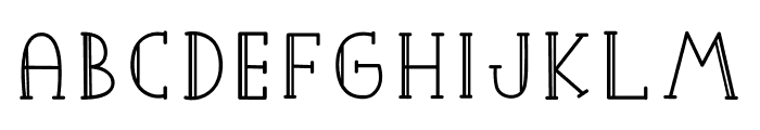 Heart Deco Monogram Bold Font LOWERCASE