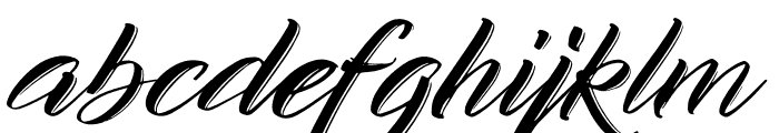 Heart Italic Font LOWERCASE