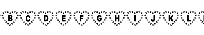 Heart Paw FONT