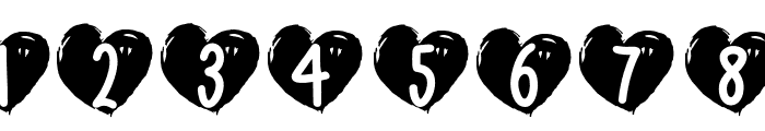 HeartGlamor Font OTHER CHARS