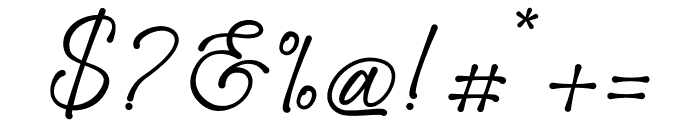 Heartfelt Connection Font OTHER CHARS