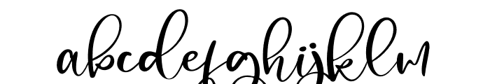 Hearthbright Font LOWERCASE