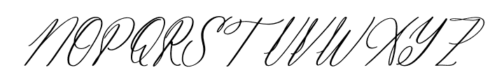 Hearthorin Italic Font UPPERCASE